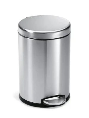 Sleva Pedálový odpadkový koš Simplehuman – 4,5 l, kulatý, matná ocel, FPP