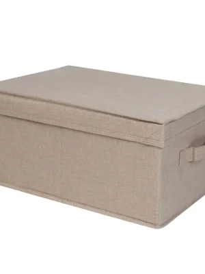 Skládací úložná krabice Compactor SANDY 30 x 43 x 19 cm, béžová Vrácení Zdarma