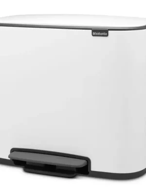 Bo pedálový odpadkový koš Brabantia - 36 L, bílá Must-Have