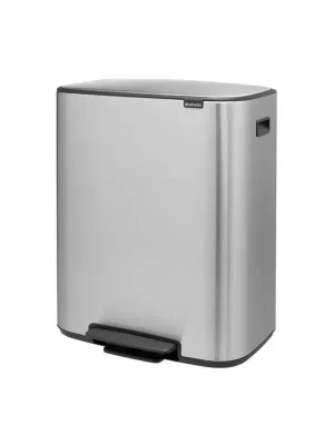 Jen Po Omezenou Doba BO pedálový odpadkový koš Brabantia 211461, 2x30L, matná nerezová ocel