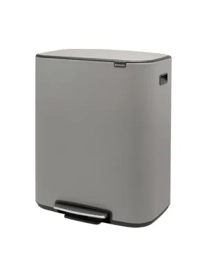 BO pedálový odpadkový koš Brabantia 211485, 2x30L, minerální šedá Must-Have