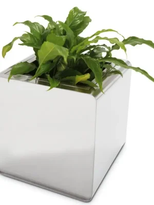 Box na rostliny Caimi Brevetti Prisma, 35 cm, nerez ocel, indoor Sezónní Sleva