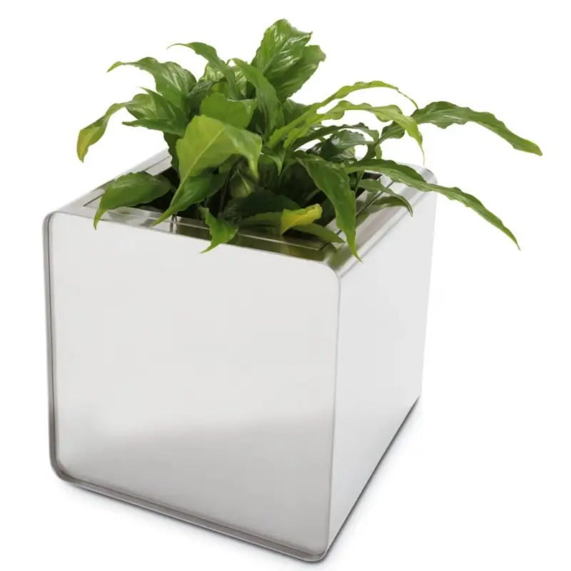 Box na rostliny Caimi Brevetti Prisma, 35 cm, nerez ocel, indoor Sezónní Sleva