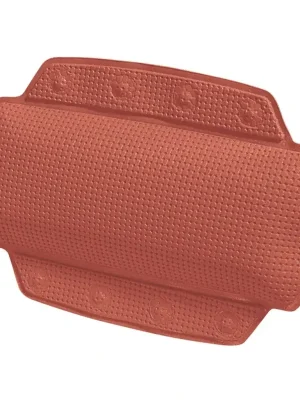 Cenová Bomba Spirella polštář do vany ALASKA, terakota, PVC, 32 x 23 cm