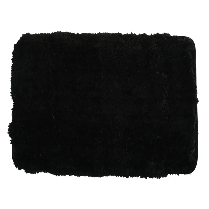 MSV koupelnová předložka MICROFIBER, černá, polyester, protiskluzová, 50 x 70 cm Rychlé Dodání