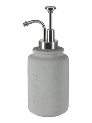 Cenově Výhodný Spirella dávkovač mýdla CEMENT, šedý, keramika, 450 ml