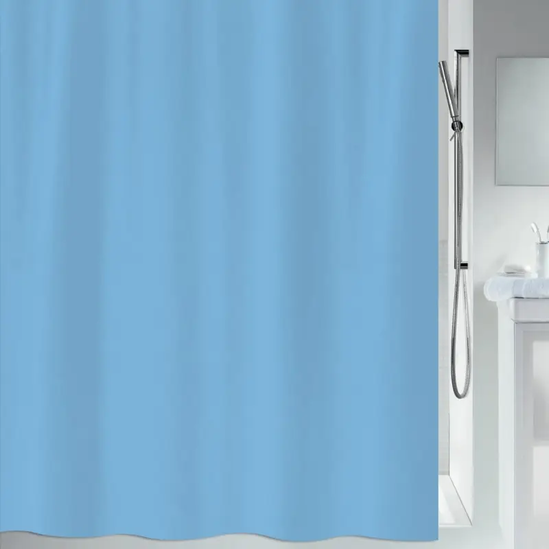 Spirella sprchový závěs PRIMO, nebesky modrý, 120 x 200 cm, polyester Víkendová Akce
