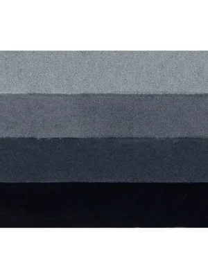 Cenově Výhodný Spirella koupelnová předložka FOUR, černo-šedá, polyester, protiskluzová, 60 x 90 cm