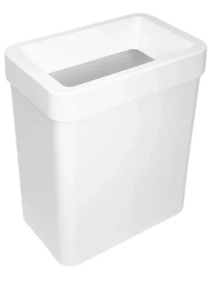 Odpadkový koš na tříděný odpad Caimi Brevetti Maxi W,50 L, bílý, sklo Časově Omezené