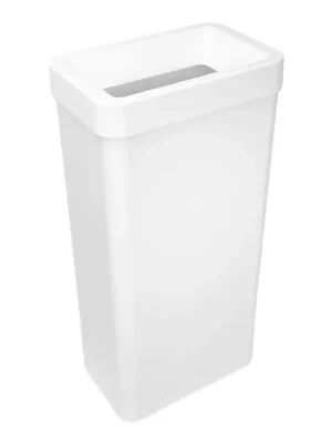 Výprodej Odpadkový koš na tříděný odpad Caimi Brevetti Maxi W,85 L, bílý, sklo čiré