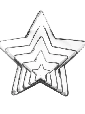 Značkový Orion Vykrajovačka hvězda sada 5 ks