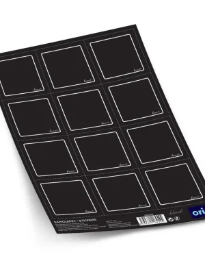 Akční Nabídka Orion Samolepky na dózy BLACK