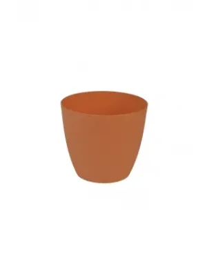 Dekorativní květináč Ella 11 cm oranžová Výprodej