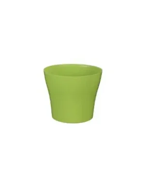 Dekorativní květináč Tulipán 17 cm hráškově zelená Nová Kolekce