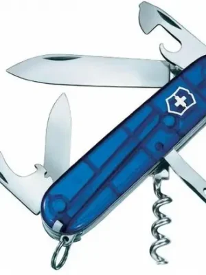 Cenově Výhodný Nůž Victorinox 1.3603.T2 Spartan modrý transparentní