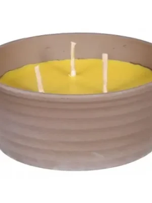 Výprodej Svíčka proti hmyzu CITRONELLA žardinka 420g d16x7cm