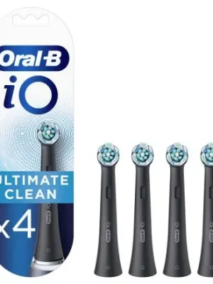 Dokud Zásoby Vydrží Náhradní kartáček Oral-B iO Ultimate Clean Black 4 ks