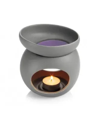 Autentický Aromalampa pro vonný vosk FANCY HOME Stones, šedá