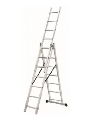 Cenový Hit Výsuvný hliníkový žebřík 3 x 9 příček MAT 792621