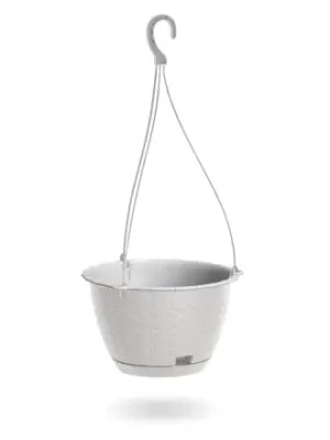 Cenový Hit Květináč závěsný RATOLLA ROUND W 24,3 cm bílá Prosperplast DRLW240