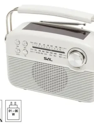 Solární hybridní rádio SAL RPR9 Levný