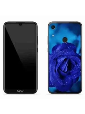 Gelový obal mmCase na mobil Honor 8A - modrá růže Omezená Nabídka