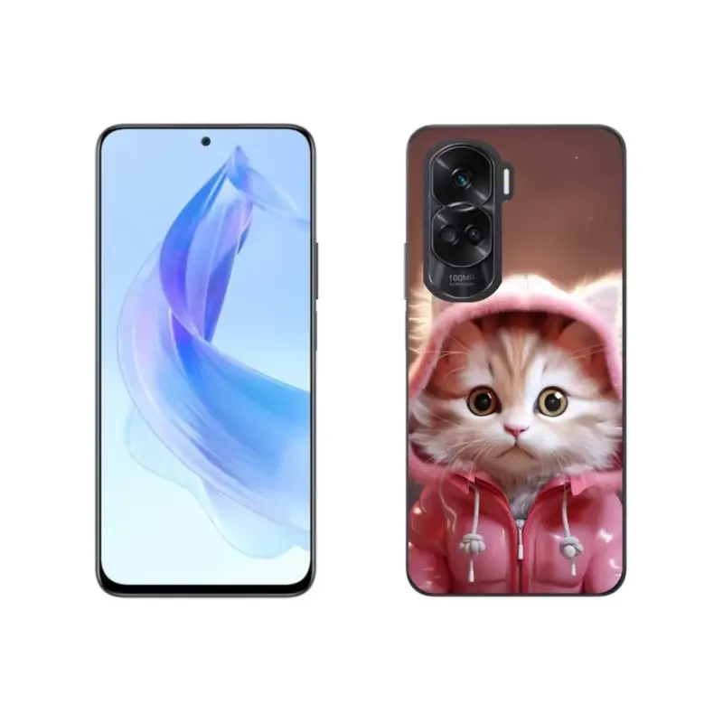 Levný Gelový kryt mmCase na Honor 90 Lite - roztomilé kotě 3