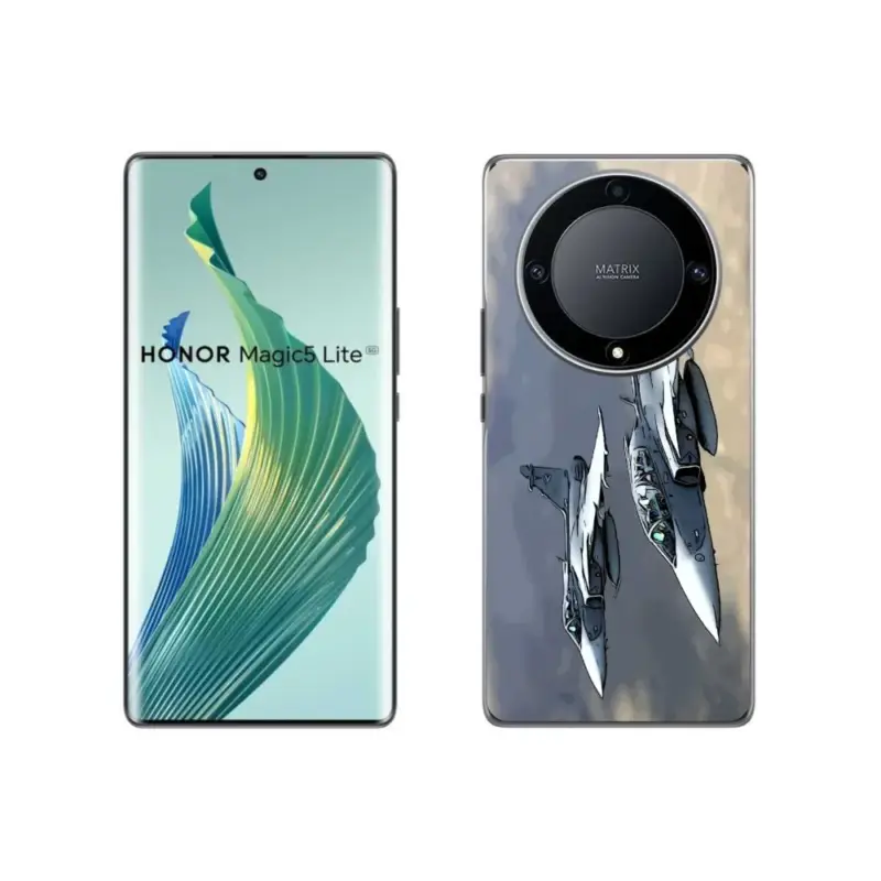 Gelový kryt mmCase na Honor Magic 5 Lite 5G - stíhačky Oblíbený
