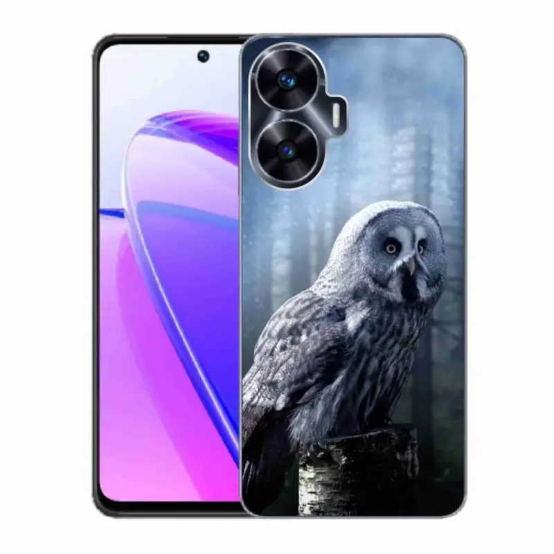 Top Prodej Gelový kryt mmCase na Realme C55 - sova
