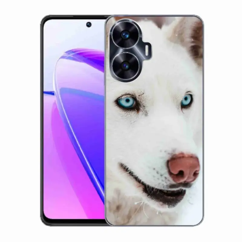 Gelový obal mmCase na Realme C55 - psí pohled Odeslání Ihned
