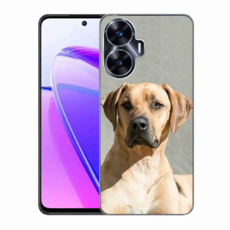 Gelový kryt mmCase na Realme C55 - ridgeback Autentický