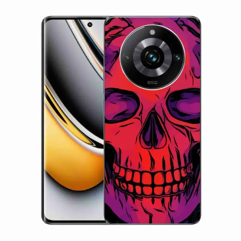Gelový obal mmCase na Realme 11 Pro/11 Pro+ - lebka Koupit Online