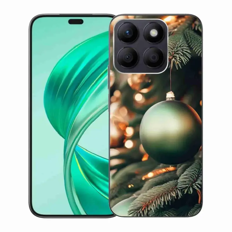 Gelový kryt mmCase na Honor X8b - vánoční ozdoby 1 Jen Po Omezenou Doba