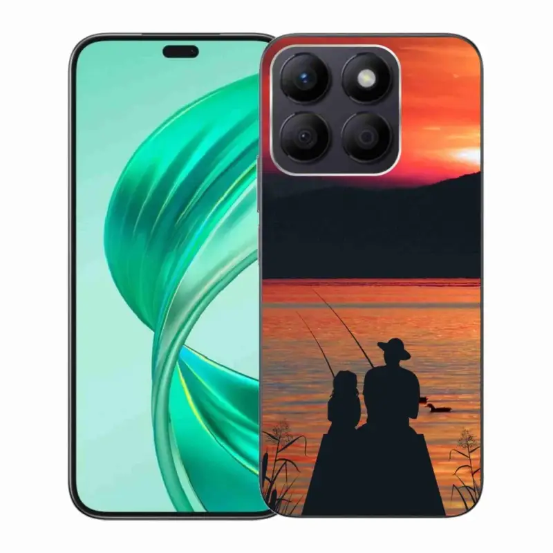 Gelový kryt mmCase na Honor X8b - rybaření 3 Cenová Bomba