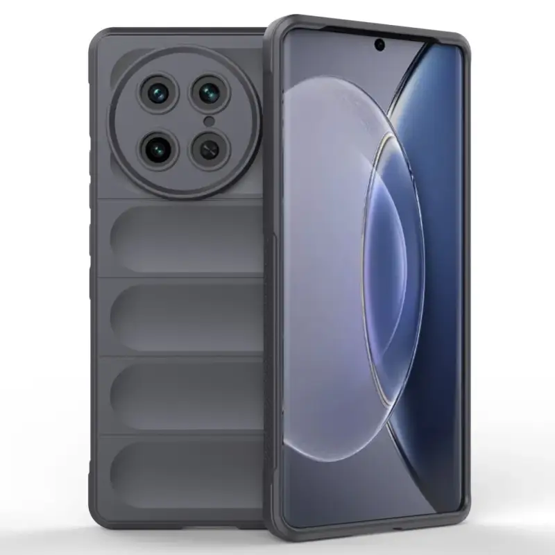 Must-Have Rugg odolný gelový obal na Vivo X90 Pro - tmavěšedý