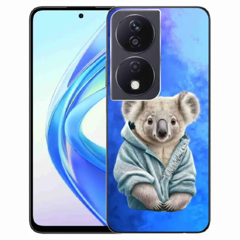 Gelový kryt mmCase na Honor X7b/Honor 90 Smart - koala ve svetru Vrácení Zdarma