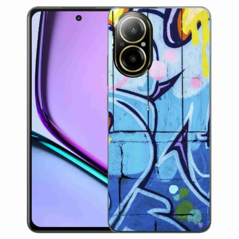 Levný Gelový kryt mmCase na Realme C67 - graffiti