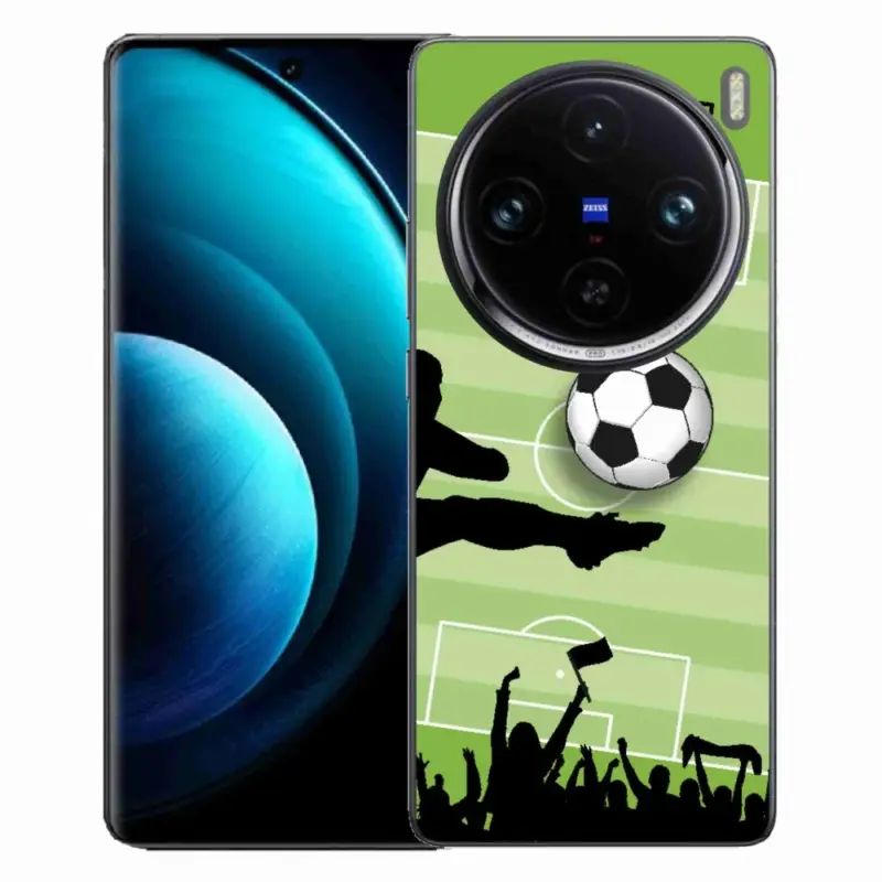 Gelový kryt mmCase na Vivo X100 Pro 5G - fotbal 3 Autentický