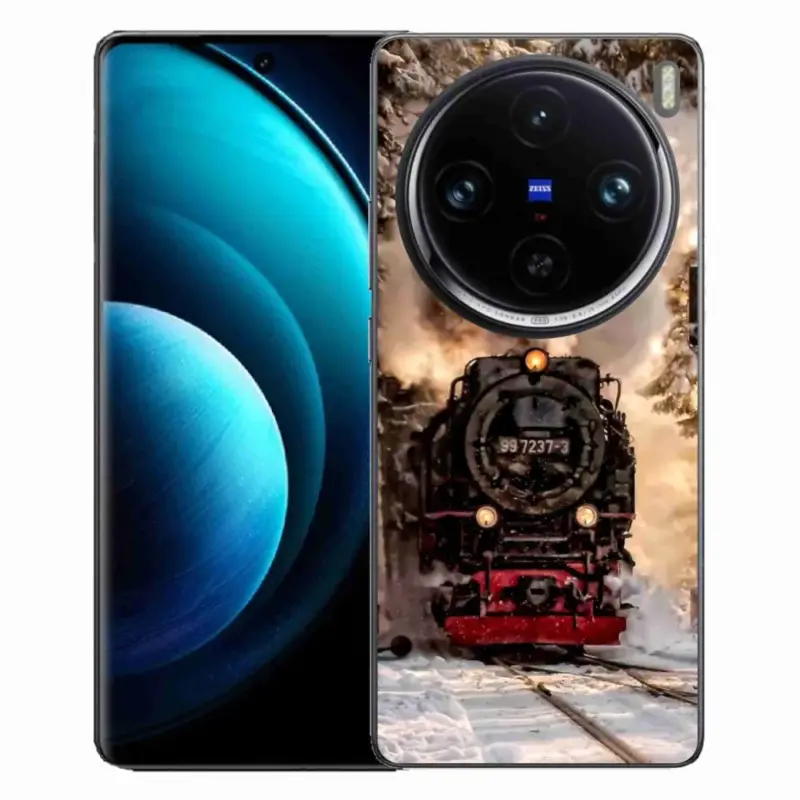 Gelový kryt mmCase na Vivo X100 Pro 5G - vlak Cenový Hit