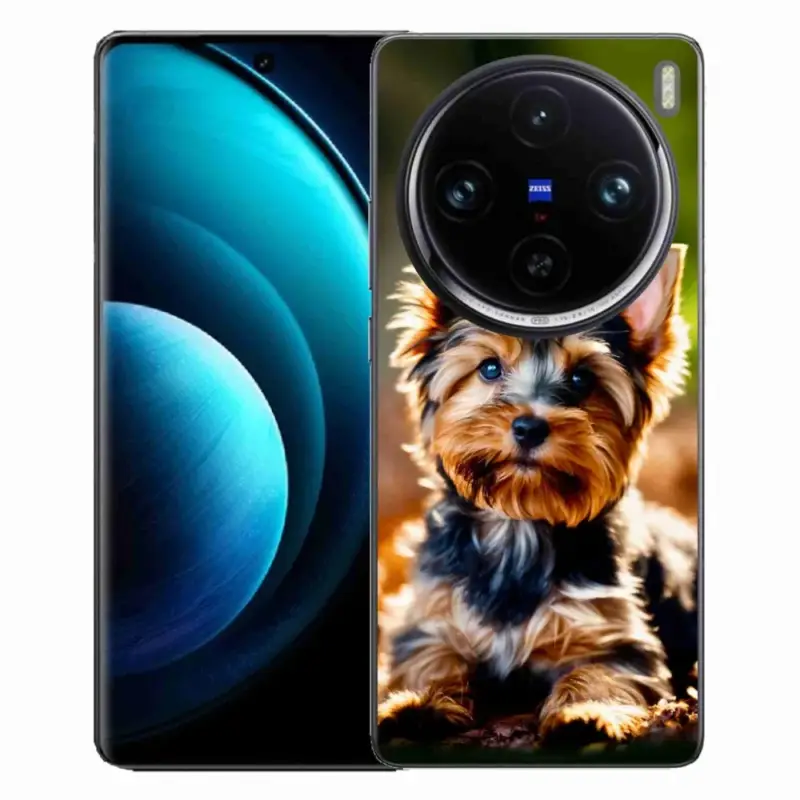 Sezónní Sleva Gelový kryt mmCase na Vivo X100 Pro 5G - jorkšír 10