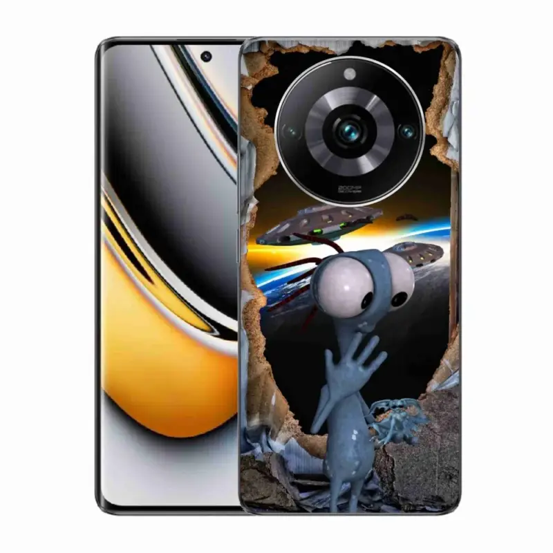 Gelový kryt mmCase na Realme 11 Pro/11 Pro+ - mimozemšťan Dokud Zásoby Vydrží