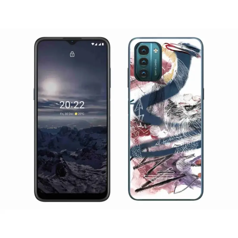 Gelový kryt mmCase na Nokia G11/G21 - abstraktní motiv 28 Speciální Cena