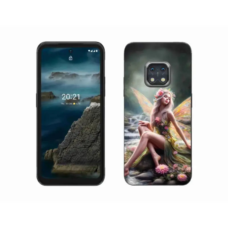 Kup Teď Gelový kryt mmCase na Nokia XR20 - motýlí žena 1