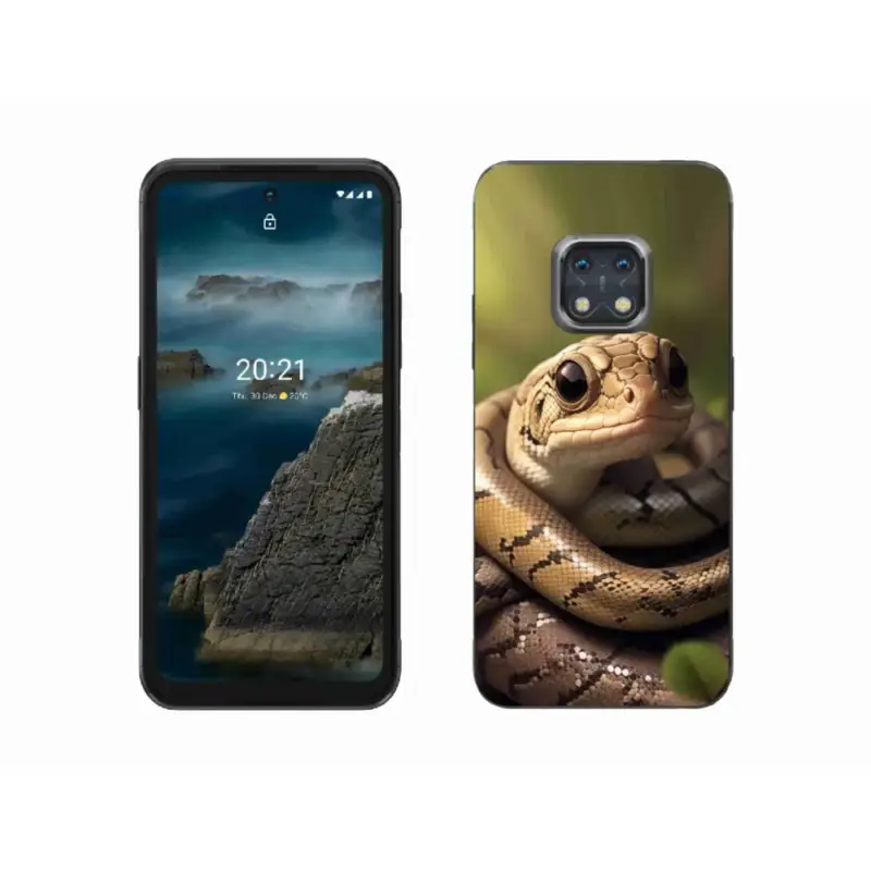 Sleva Gelový kryt mmCase na Nokia XR20 - had 1