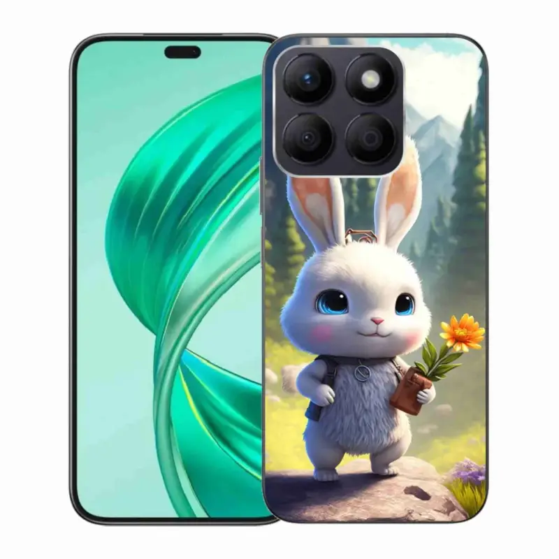 Gelový kryt mmCase na Honor X8b - roztomilý králíček Víkendová Akce