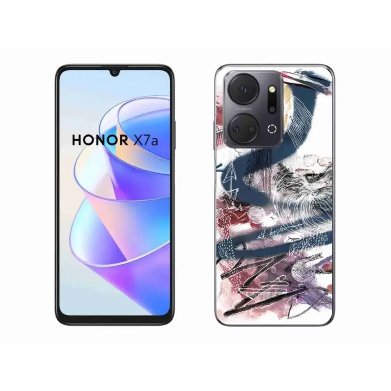 Tovární Cena Gelový kryt mmCase na Honor X7a - abstraktní motiv 28