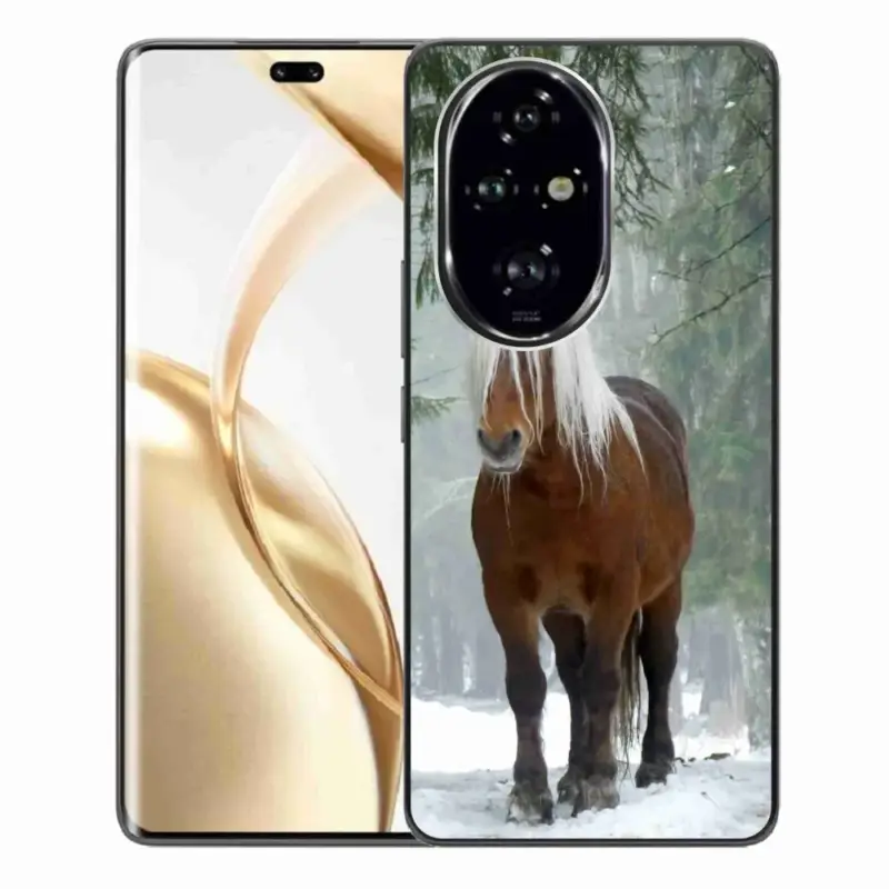 Gelový obal mmCase na Honor 200 Pro 5G - kůň v lese Odeslání Ihned