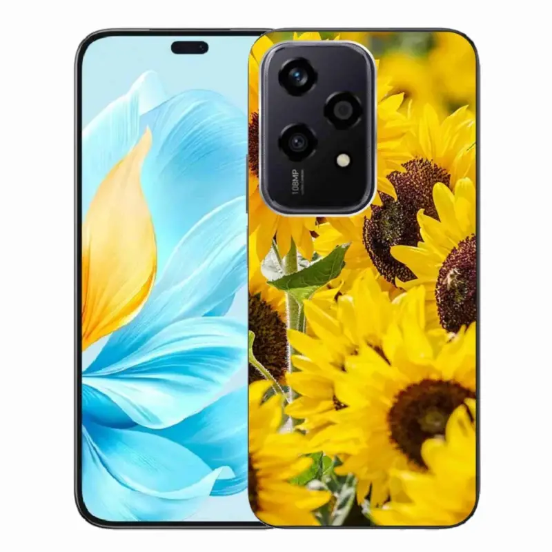 Gelový kryt mmCase na Honor 200 Lite 5G - slunečnice Levný