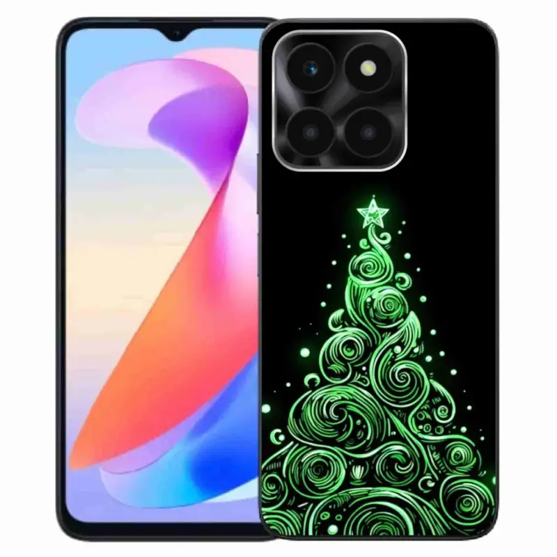 Gelový kryt mmCase na Honor X6a - neonový vánoční stromek 3 Tovární Cena