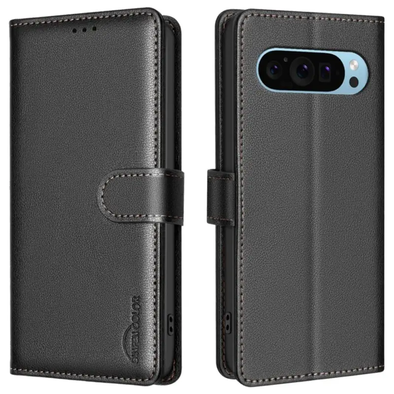 BNF knížkové pouzdro na Google Pixel 9/9 Pro - černé Časově Omezené